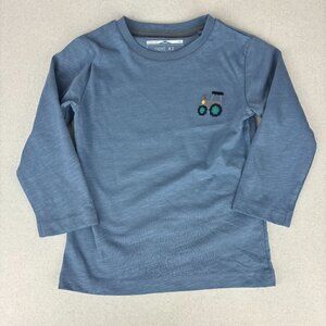 Next Blue Tractor Long Sleeve Tee 1.5 - 2Y